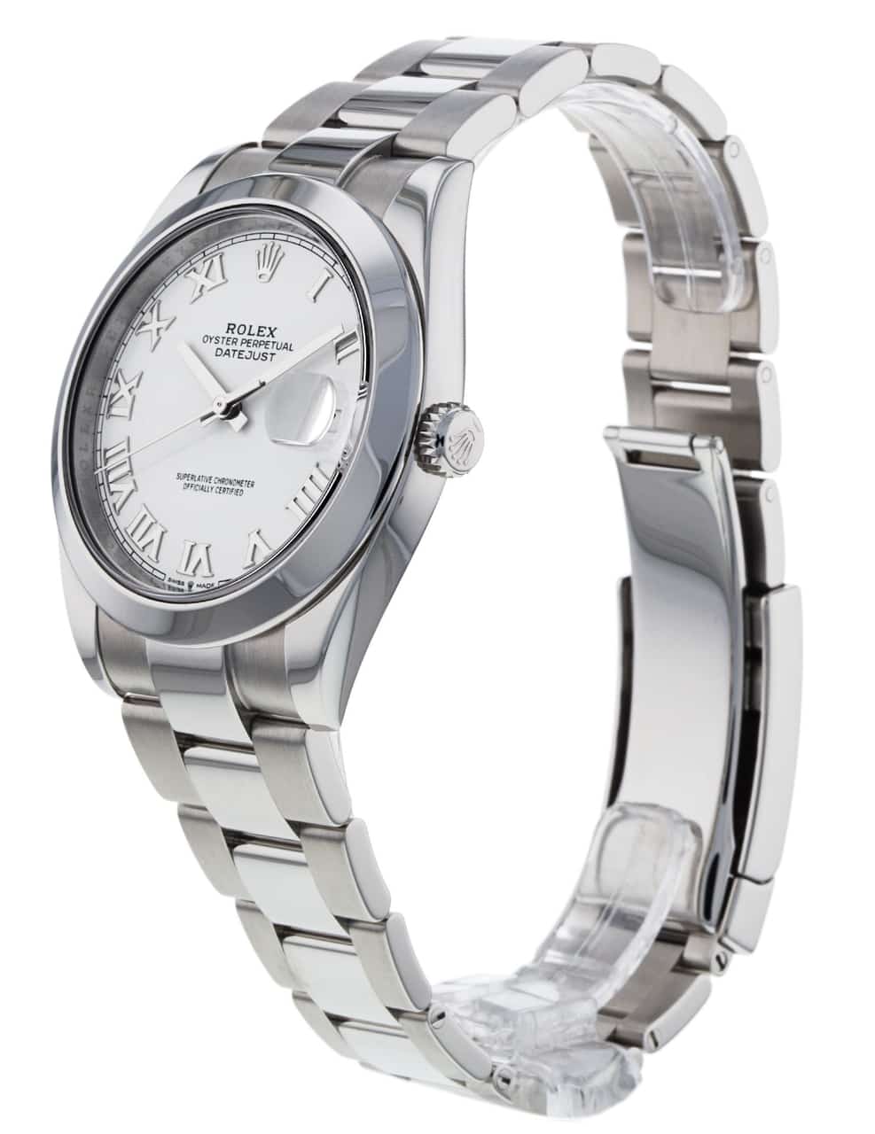 Rolex Datejust 41 White Roman Numeral Dial